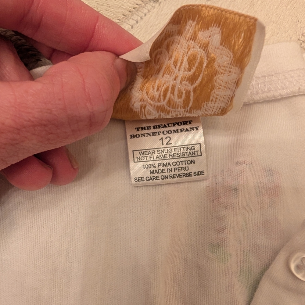 The Beaufort Bonnet Company White Floral Print Shirt - Picture 3 of 4